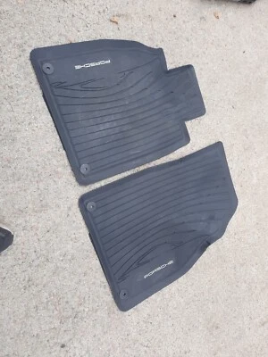 Резиновые напольные коврики для любой погоды шасси Porsche Boxster Cayman 981 982 - Изображение 1 из 2