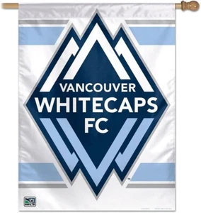 MLS Vancouver Whitecaps FC Wincraft Vertical 28" X 40" Inch Flag / Banner NEW! - Picture 1 of 1