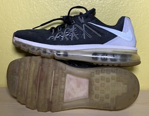 Women's Nike Air Max 2015 Black Athletic Shoes 698903-001 Size 9.5 - Picture 1 of 9