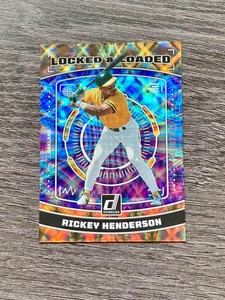 2023 Donruss Baseball - Rickey Henderson #'d /999 Locked & Loaded Insert - A's