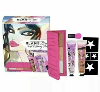 GLAMGLOW THE ART of GLOWING SKIN Glowpowder Palette - Gravitymud - New in Box