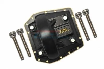 GPM SCX6012AXA BRASS F / R GEARBOX COVER GOLD INLAY AXIAL 1/6 SCX-6 TRAIL HONCHO - Image 1 of 4