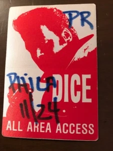Andrew Dice Clay - satin backstage pass all area access - Picture 1 of 2