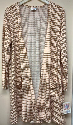 LuLaRoe Simply Comfortable Caroline Lightweight Open Front Coat Large NWT - Image 1 of 4