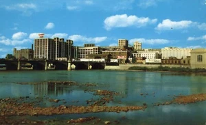 Quäker Hafer Pflanze Getreide Aufzüge Zeder Stromschnellen Iowa 1956 Postkarte - Bild 1 von 2