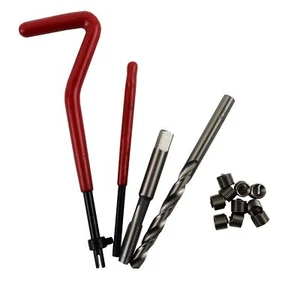 Kit de corte de grifo de reparación de hilos de 1/4" x 26 BSF helicoil roscos dañados kit de 14 piezas - Imagen 1 de 4