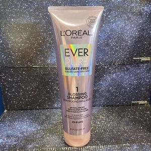 LOreal EverPure Sulfate Free 1 Glossing Shampoo, pH Balanced, Argan Oil 8.5 Oz - Picture 1 of 5