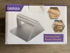 Geesta Stainless Steel Burger Smasher Meat Press Dishwasher Safe