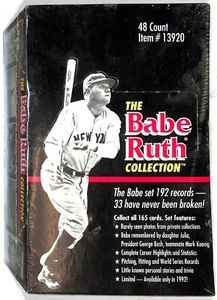 1992 Megacards The Babe Ruth Collection Factory Sealed Box 48 Packs - Picture 1 of 2