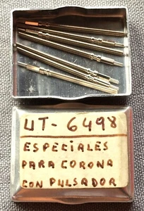 NOS New 1 Pc UT Unitas 6498 For Crown With Push Button 401 1.20 Winding Stem - Picture 1 of 2