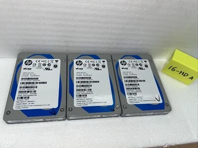 Lot of 3 HP 100GB SAS SLC EP 6G 2.5'' Solid State Drive 632520-002 632429-001 - Image 1 of 4
