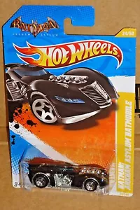 2011 Hot Wheels New Models #24/244 ARKHAM ASYLUM BATMOBILE - Batman Logo Card - Picture 1 of 4