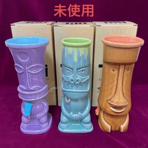 SHAG Tiki Mug Set of 3 Josh Agle Art 2006 Free Shipping From Japan DHL FedEx - Picture 1 of 20