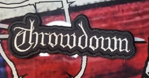 EMBROIDERED THROWDOWN METAL BAND PATCH (Please Read Ad) - Picture 1 of 3