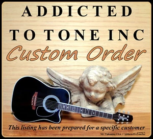 Takamine PEDIDO PERSONALIZADO Solicitud de piezas para / TP0935 Puente de 12 cuerdas / Pieza OEM - Imagen 1 de 12
