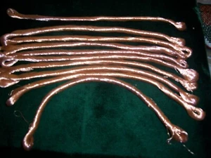 Metallic Copper 10 Embroidery Fine Floss For Tassels Needlepoint X-mas Ornaments - Picture 1 of 2