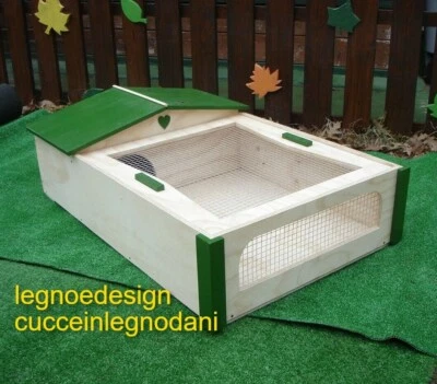 Abri de Jardin Pour Tortues De Sol Avec Terrarium Réseau Métalliques - Photo 1/4