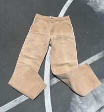 Vintage 90s Carhartt Double Knee Carpenter Pants Actual 32x32 Beige Tan