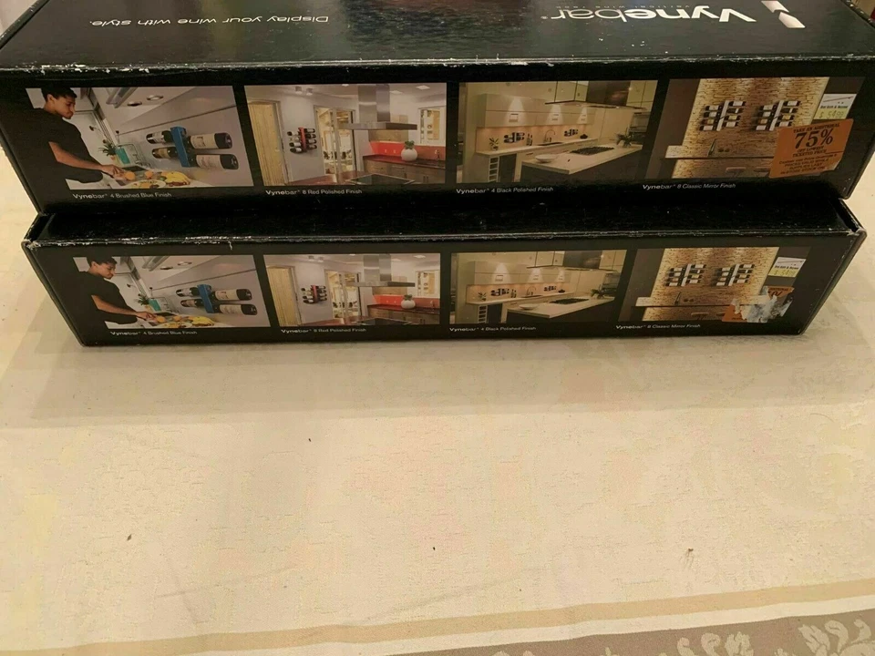 vynebar 8 Bead Blast Vertical Wine rack - Image 1 of 3