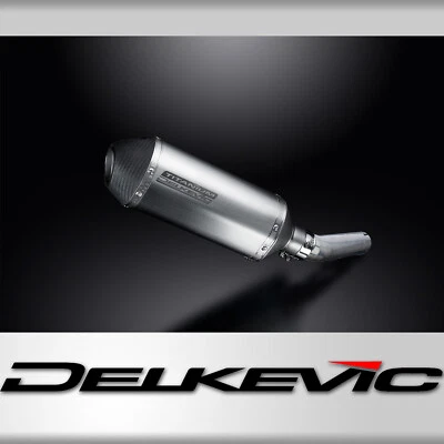 Honda CBR600 1991-98 Delkevic Slip On 10" X-Oval Titanium Exhaust Muffler Kit - Image 1 of 4