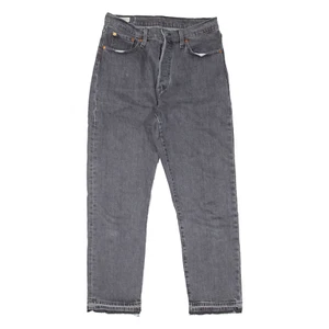 LEVI'S 501 BIG E Jeans Womens Grey Regular Straight Stone Wash W29 L26 - Picture 1 of 6