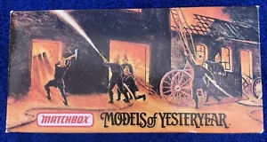 Matchbox Models of Yesteryear 1939 Bedford Pump and Hose Fire Engine Truck (1997 - Picture 1 of 7