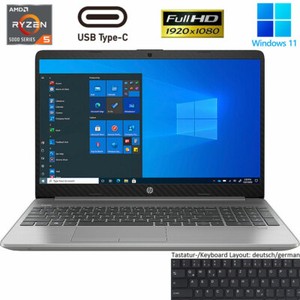 HP 255 G8 Notebook 15,6 Zoll AMD Ryzen 5 5500U 8GB DDR4 512GB m.2 SSD Windows 11