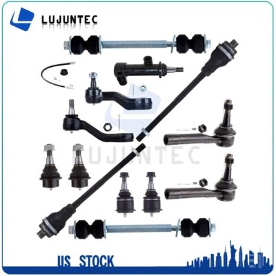 Para Cadillac Escalade ESV 2003-2006 13 piezas brazo de control rótula y extremos de varilla de amarre Foto 1 de 4