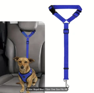 1pc Dog Seat Belt For Vehicle Secure, Pet Car Tether Safety Leash For Dogs - Picture 1 of 11