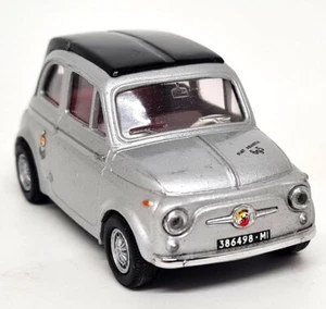 Vitesse 1/43 Fiat 500 Abarth 695 Silver Black Diecast Model Car - Picture 1 of 5