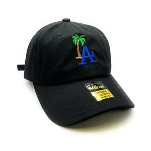 LA Palm Dad Hat Strapback (Black) - Picture 1 of 2