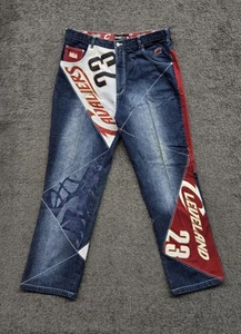 Pantalones de mezclilla vintage UNK NBA Cleveland Cavaliers para hombre 38x34 LeBron James Jeff Hamilton - Imagen 1 de 19