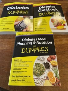 Diabetes Books For Dummies - X 3 - Picture 1 of 4