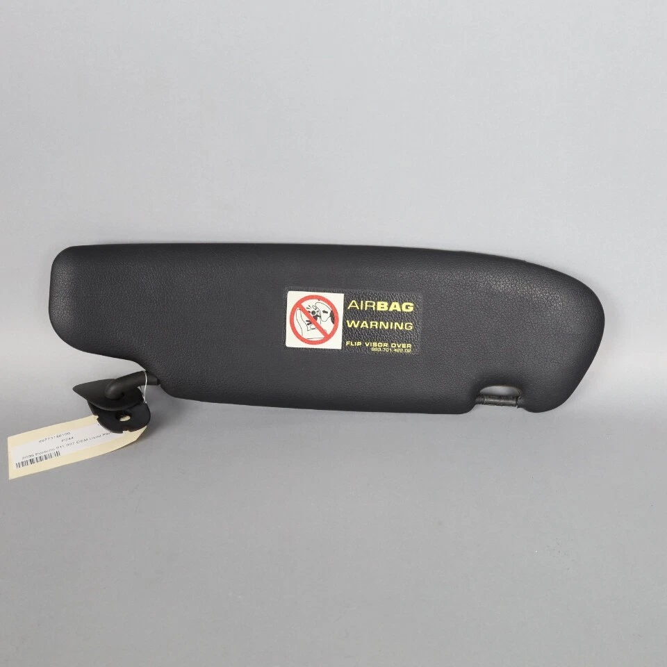 2005-2012 Porsche 911 997 Coupe Sun Visor Left Black OEM Used - Image 1 of 4