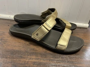 Olukai Kipuka Women’s 8.5 Gold Brown Sandal - Picture 1 of 9