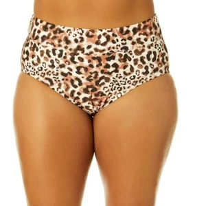 Time and Tru Damen Bademode braun Tiermotiv Bikinihose Größe 3X - Bild 1 von 12