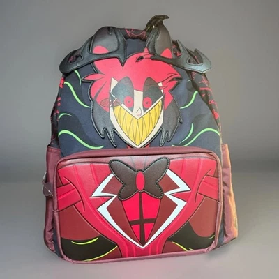 Mochila Hazbin Hotel Alastor Figura Bioworld-NUEVA CON ETIQUETAS Foto 1 de 4