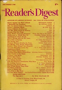 Reader's Digest Aust. - December 1946 - Betty MacDonald + Frank Lloyd Wright - Picture 1 of 2