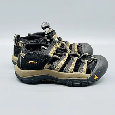 Keen Shoes Boys 10c Black Beige Closed Toe Sandals Newport H2 Waterproof Hiking - Image 1 of 4