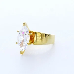 ANILLO SOLITARIO BANDA CÓNICA 18K DIAMANTE D/VS2 CREADO EN LABORATORIO AGI 3,0 QUILATES BANDA CÓNICA - Imagen 1 de 3