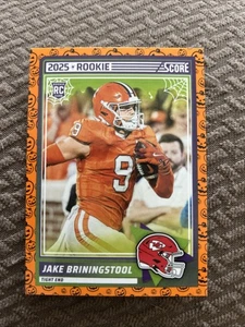 2025 Score A Treat Halloween #74 Jake Briningstool (RC) - Kansas City Chiefs - Picture 1 of 2