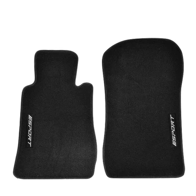 Juego de 2 piezas alfombrillas de nailon negras de 2 puertas para 98-04 Benz R170 SLK230 con deporte Foto 1 de 3