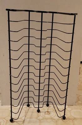 Soporte de almacenamiento 19" 22 VHS soporte de exhibición estante de alambre de metal exhibición de 2 filas Foto 1 de 4