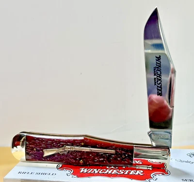 Cuchillo botella Winchester Rifle Shield Series Coca-Cola 5" 1994, W15 19106 1/2 sin usar Foto 1 de 4