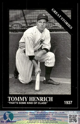 1992 Conlon Collection TSN #770 Tommy Henrich 1993 Gold Previews Yankees 4.1C - Image 1 of 2