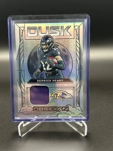 DERRICK HENRY 2024 PANINI OBSIDIAN DUSK SILVER #DM-DHY 01/99 - Picture 1 of 4