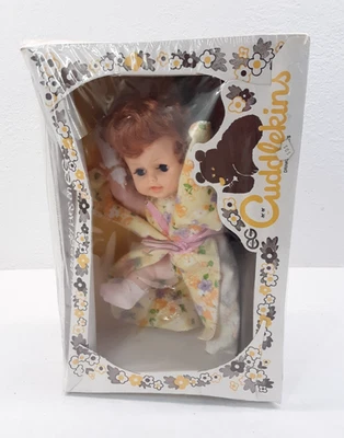Vintage Eegee Cuddlekins Goldberger Drinks Wets Baby Doll #1220 New In Box - Image 1 of 4