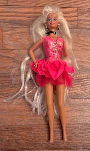 1994 Cut n Style Barbie doll With Original Dress Jewelry Blonde Vintage - Picture 1 of 1