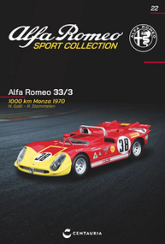 Alfa Romeo Sport Collection scala 1:43 n° 22 Alfa Romeo 33/3 - 1000 km Monza - 1 - Immagine 1 di 1