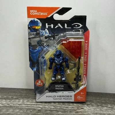 Mega Halo FFM72 Heroes Serie 4 Spartan Madsen Figura Arma Nuevo Foto 1 de 2